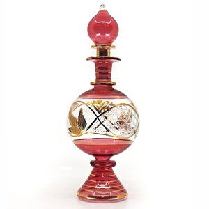 Egyptian Hand Blown Glass Perfume Bottle